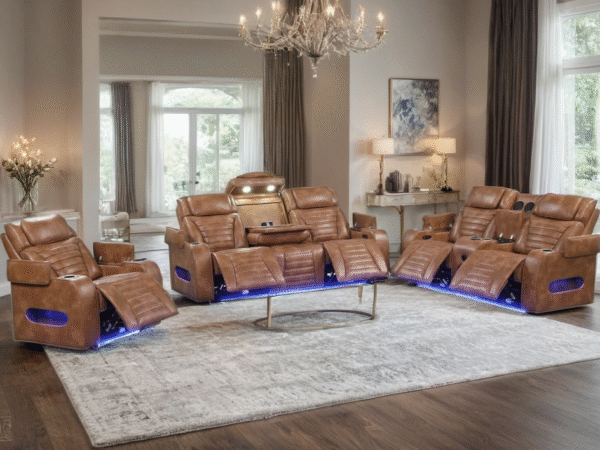 TOKYO 3PC Brown Power Reclining Set