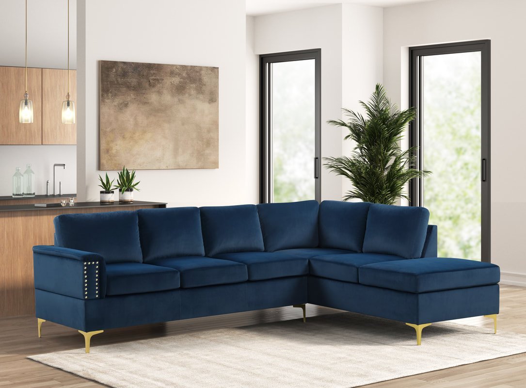 Vogue2 Navy Sectional