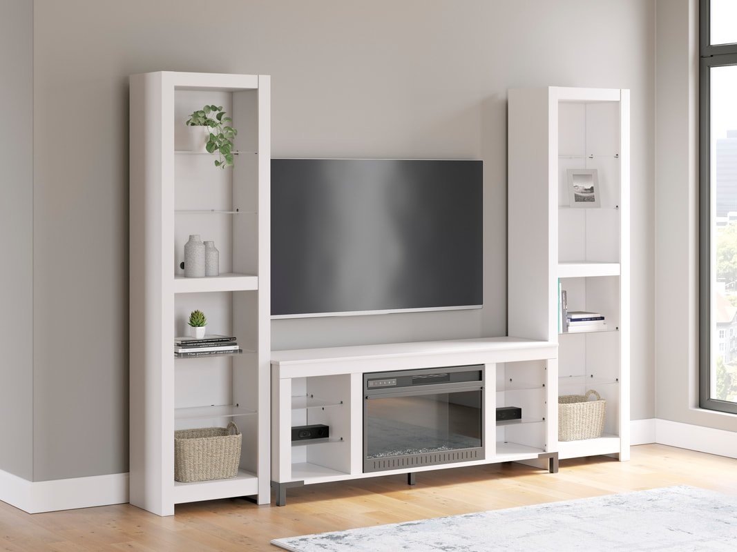 W2722 - TV Stand 59" L w/Fireplace (LED Lights)